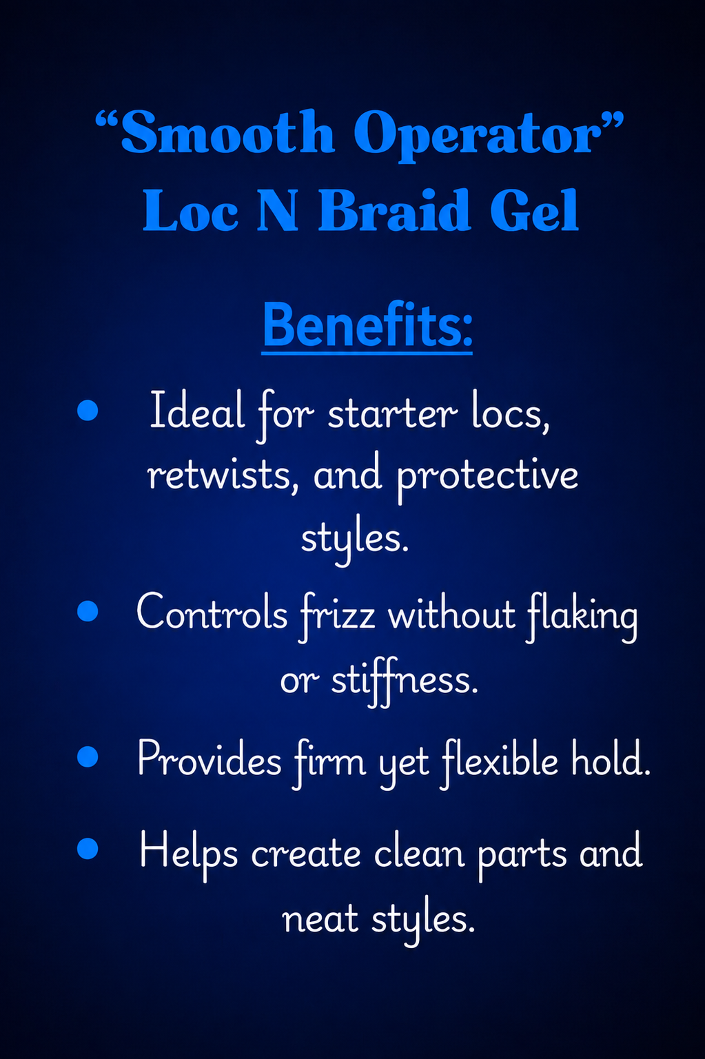 Smooth Operator- Loc n Braid Gel
